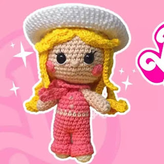 Barbie Vaquera Amigurumi a Crochet