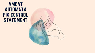 Amcat Automata Fix Control Statement