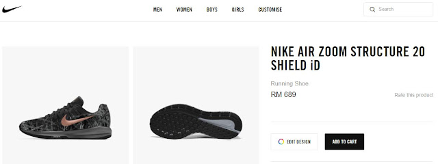 Nike Air Zoom Structure 20 Shield iD