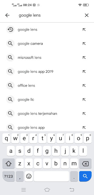 Cari aplikasi Google Lens di Play Store