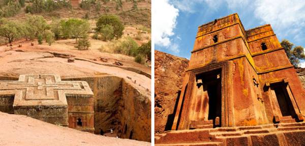 Bet Giyorgis Church in Lalibela, Ethiopia