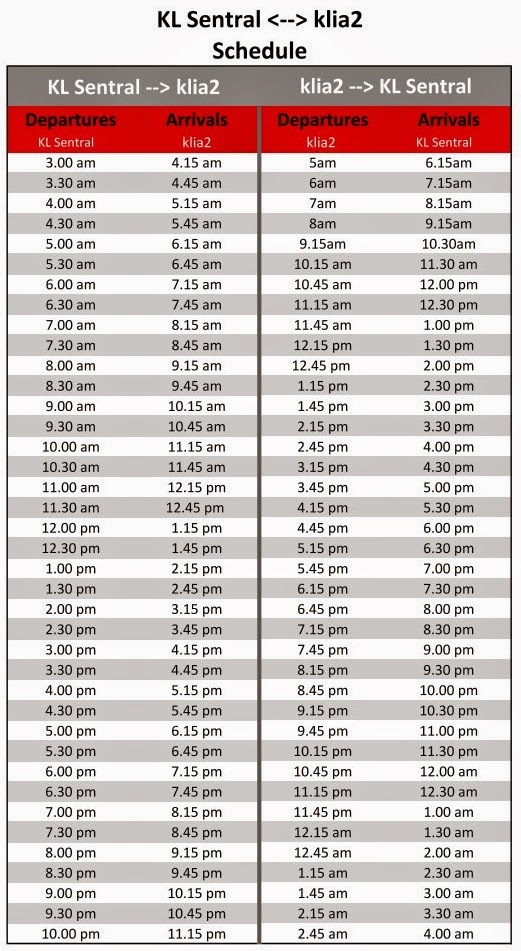 KLIA 2 Tourist Guide: Bas Skybus dari KLIA2 ke KL Sentral ...