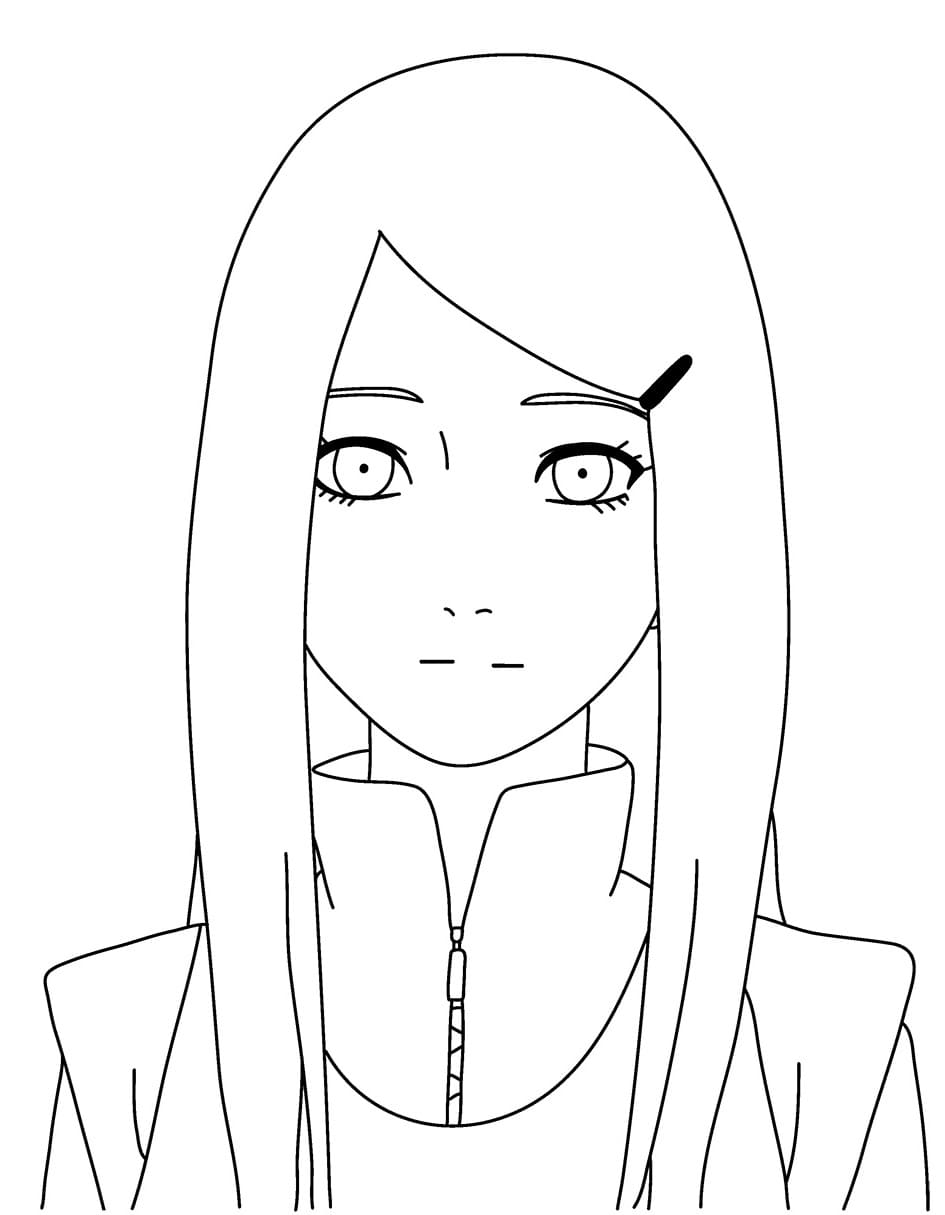 Desenho de Hinata mangá para colorir - Tudodesenhos