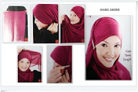 Tutorial cara memakai jilbab pashmina untuk wajah bulat