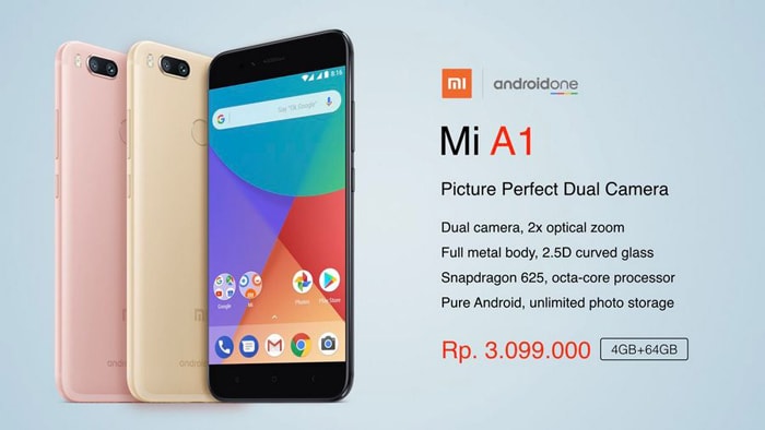 5 Fakta Tentang Smartphone Xiaomi Mi A1 bisot notes