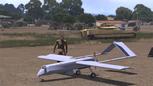 Arma3用スウェーデン軍MODのUAV 03（Shadow 200）