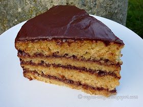 Orange Cake with Chocolate Ganache