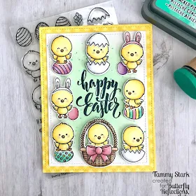 Sunny Studio Stamps: Chickie Baby Customer Card by Tammy Stark
