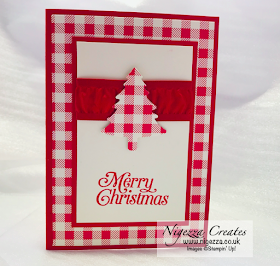 Nigezza Creates with Stampin' Up! Toil Tiding and Wrapped in Plaid  Make & Take