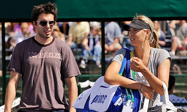 maria sharapova engaged to sasha vujacic. maria sharapova engaged to