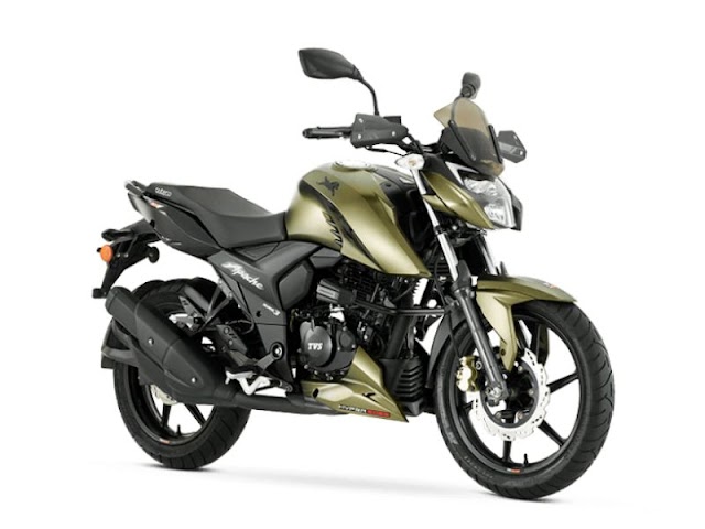 New TVS Apache 160 4V Special Edition Golden Green 2023 Updates Price Details