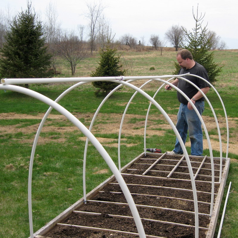 Retractable PVC Hoop House - Garden - GRIT Magazine