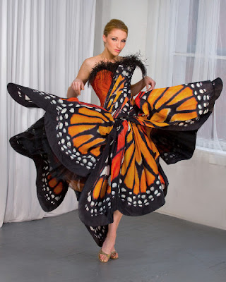 Monarch butterfly dress