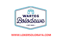 Lowongan Kerja Waiter, Cook dan Cook Helper di Warteg Bolodewe & Bolokopi Solo 