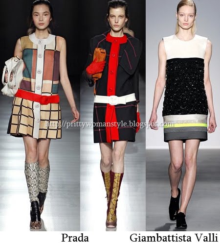 Prada мини роклички есен-зима 2011-2012
