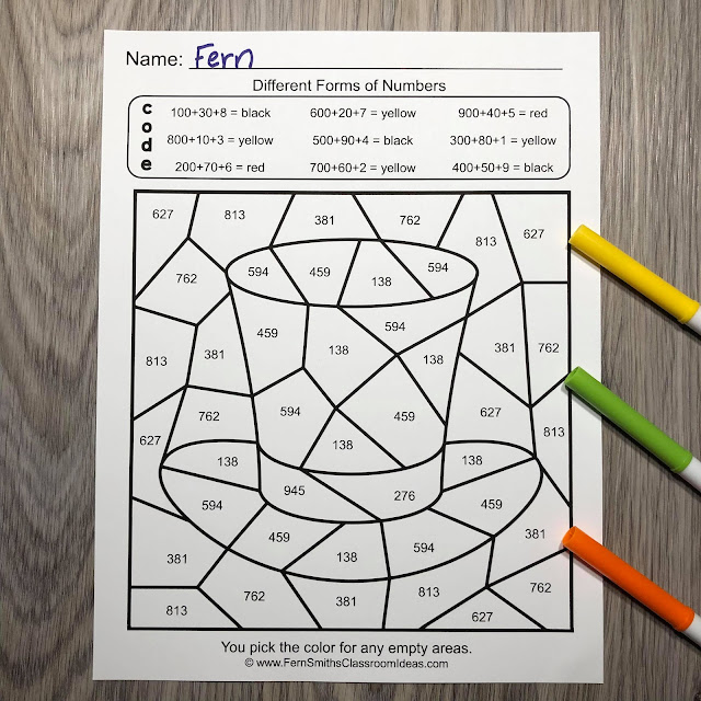 Download this Second Grade Math Different Forms Of Numbers Resource Bundle to Use in Your Classroom Today!