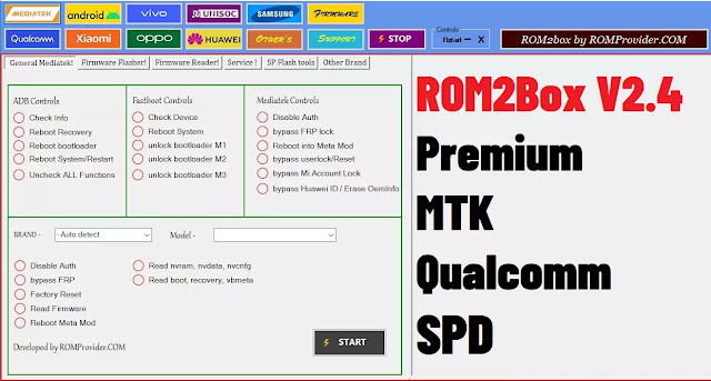 ROM2Box V2.4 Premium MTK Qcom SPD
