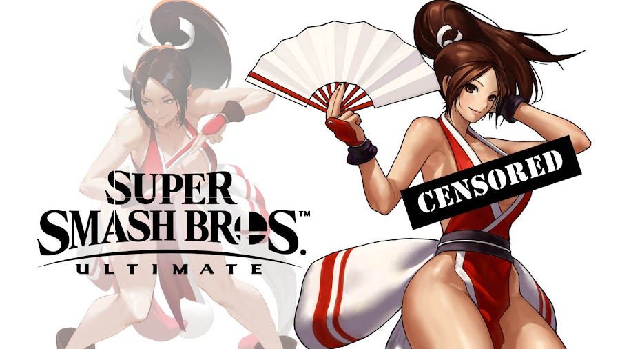 super smash bros ultimate no mai shiranui fatal fury 2 not age appropriate nintendo bandai namco