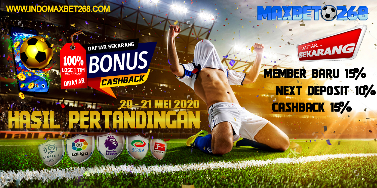 Hasil Pertandingan Sepakbola Tanggal 20 - 21 Mei 2020