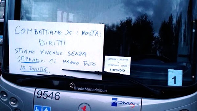 Rete bus periferica: Roma TPL insolvente nei confronti degli autisti