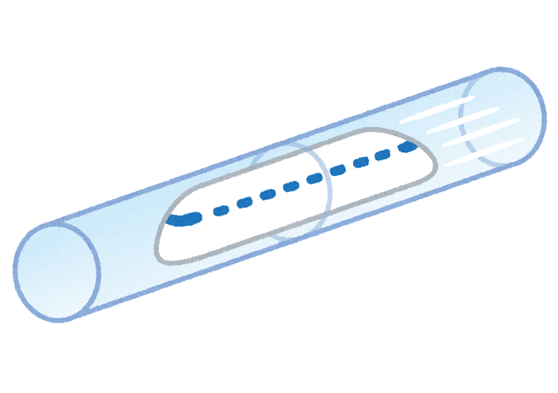 チューブ内を走る列車のイラスト かわいいフリー素材集 いらすとや