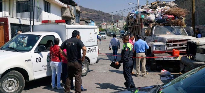 Mujer violada y asesinada en camión de basura en Ecatepec