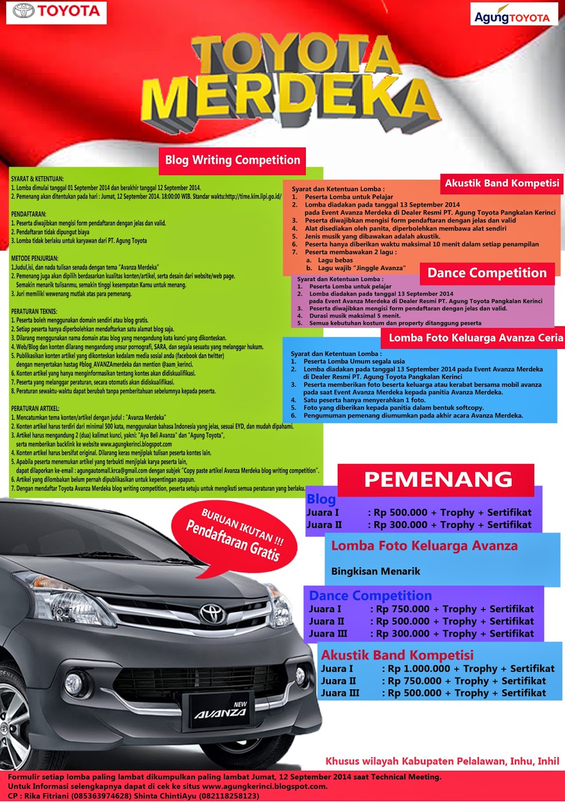 Event Toyota Avanza Merdeka