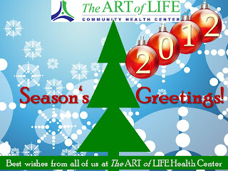 Season's Greetings from the Art of Life Health Centre, Toronto, ON