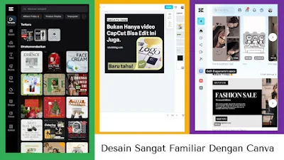Workspace familiar dengan canva