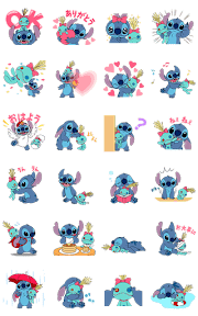 Trend Terpopuler Stiker Line Stitch Png