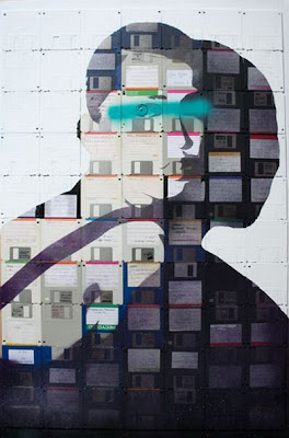 Floppy Disk Art by Nick Gentry