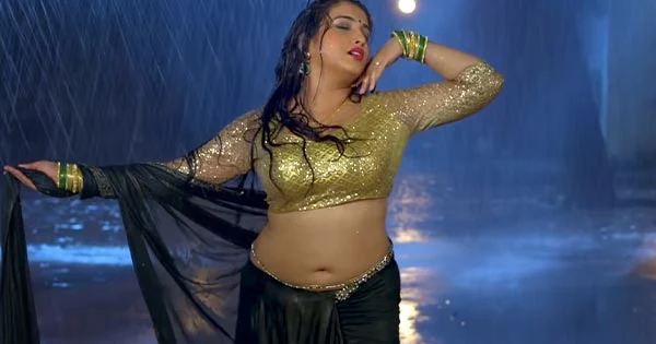 bhojpuri actress navel saree hot gifs