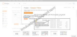 Cara Mengganti Template Blogger