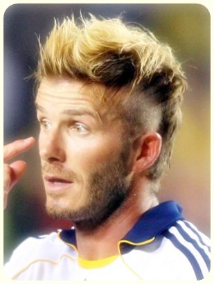 Koleksi potongan  rambut  mohawk  ala beckham