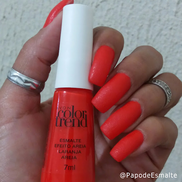 Esmalte Laranja Areia - Avon Color Trend