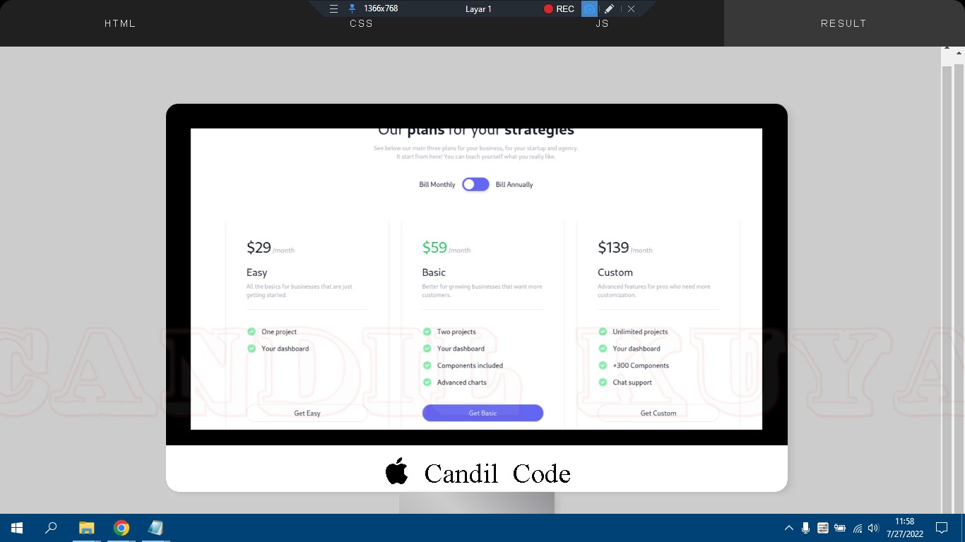 PRICING PAGE