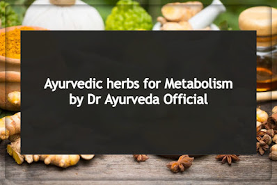Ayurveda Herbs for Metabolism by Dr Ayurveda Official