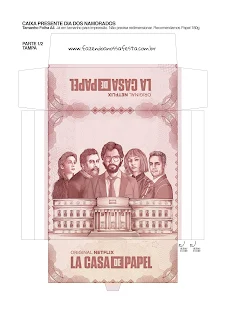 Money Heist: Free Printable Boxes. 