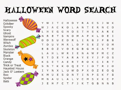 Best Halloween word search to play