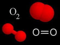 Resultado de imagem para o2 molecula