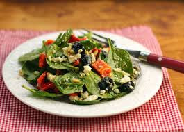 Olive-Spinach Salad Recipe