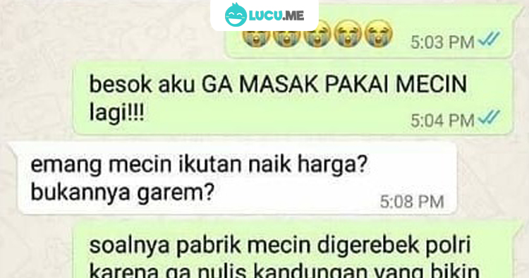 5 Chat Kocak Istri Gombalin Suami yang Gagal Romantis Lucu ME