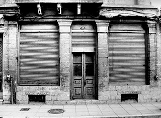 old roll doors at number thirty-five (35)