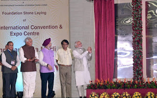 PM Narendra Modi lays foundation stone for IICC