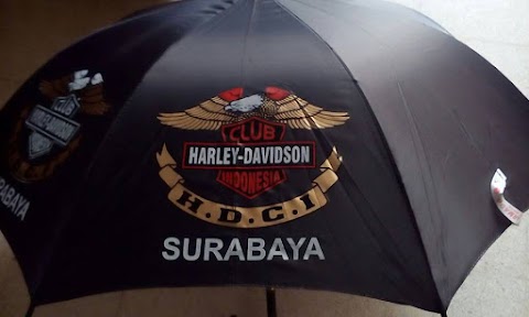 Sablon Payung HARLEY DAVIDSON CLUB SURABAYA