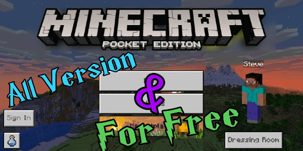 Minecraft PE Download For Free (All Version)