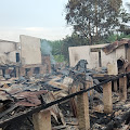 Kebakaran Hebat  di Tg Pura Akibat Korsleting Listrik : 15 Rumah Semi Permanen Ludes  Dilahap si Jago Merah