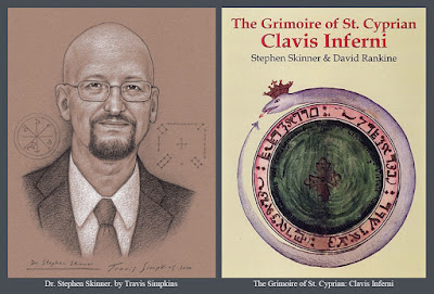 Stephen Skinner. The Grimoire of St Cyprian. Clavis Inferni. Ceremonial Magick. by Travis Simpkins