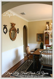 From My Front Porch To Yours- French Farmhouse Dining Room Reveal-Before