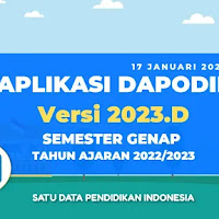 Rilis Aplikasi Dapodik 2023.d Semester Genap 2022/2023